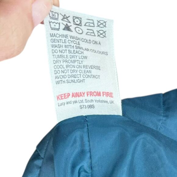 Lucy & Yak Multicolor Geometric Hooded Jacket - Picture 7 of 8